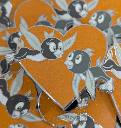 Orange Bird & Tangerine Bird