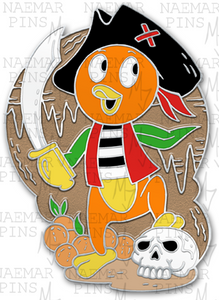 Orange "Pirate" Bird